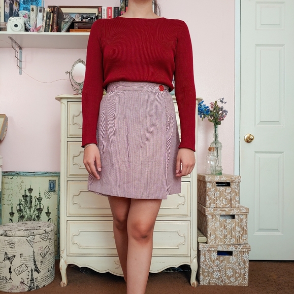 90s Two Piece Set: Vest Top and Sqort - Picture 7 of 8